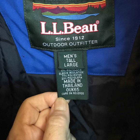 L.L. Bean blue ski parka - Picture 3 of 3